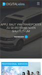Mobile Screenshot of digital-eins.com